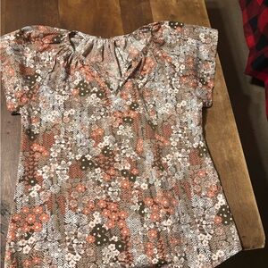 Floral Print Women's Top